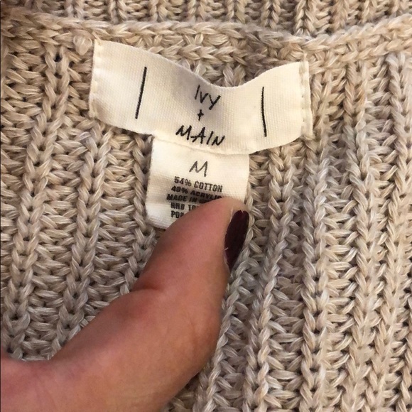 Beige Cardigan size M - Picture 2 of 2
